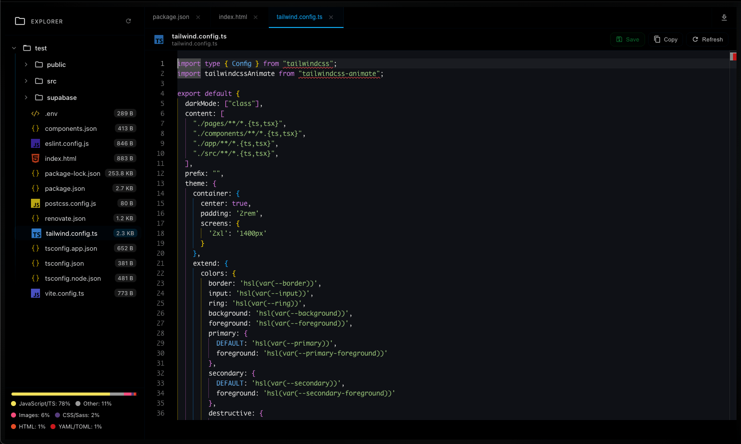 درخت فایل‌ها